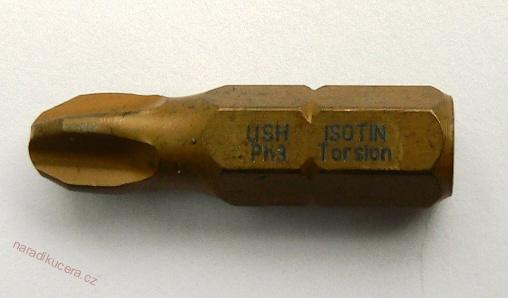 Bit kříž. PZ2/25 ISOTIN USH  č.525340