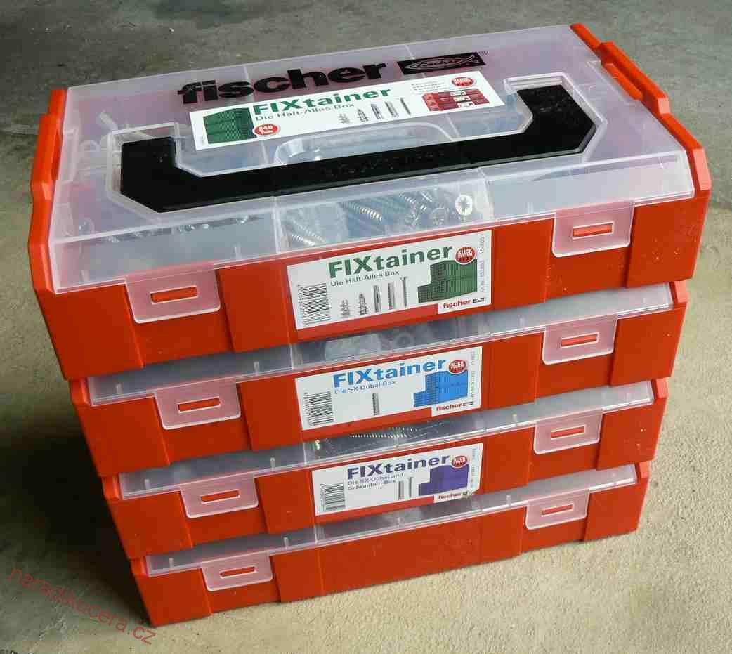 Fischer stohovatelný box FIXtainer SX s vrutem 532891
