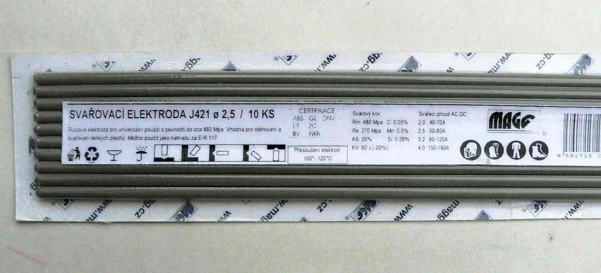 Elektrody r.J506/2,0/10ks