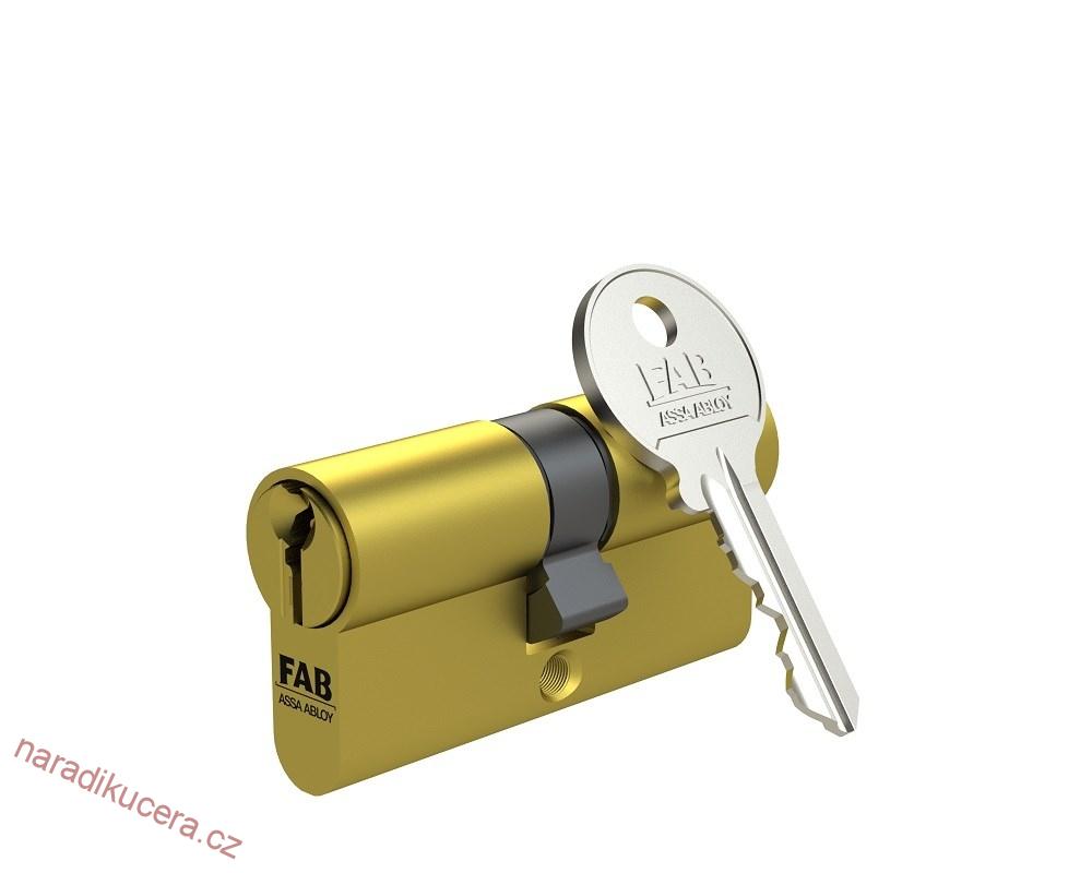 Vložka FAB 1.00/D 30+35 3klíče TB1 Mosaz
