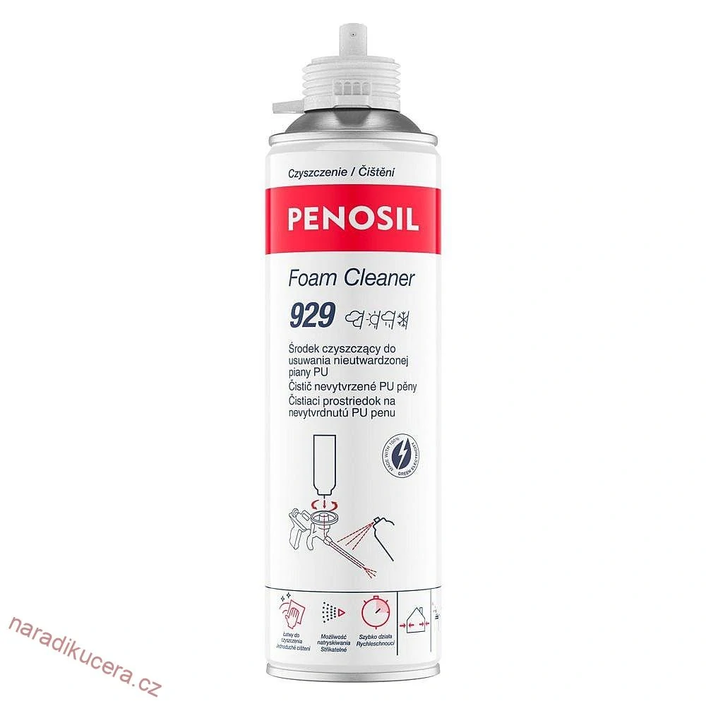 Čistič PU pěny PENOSIL 929 transparentní, 500ml