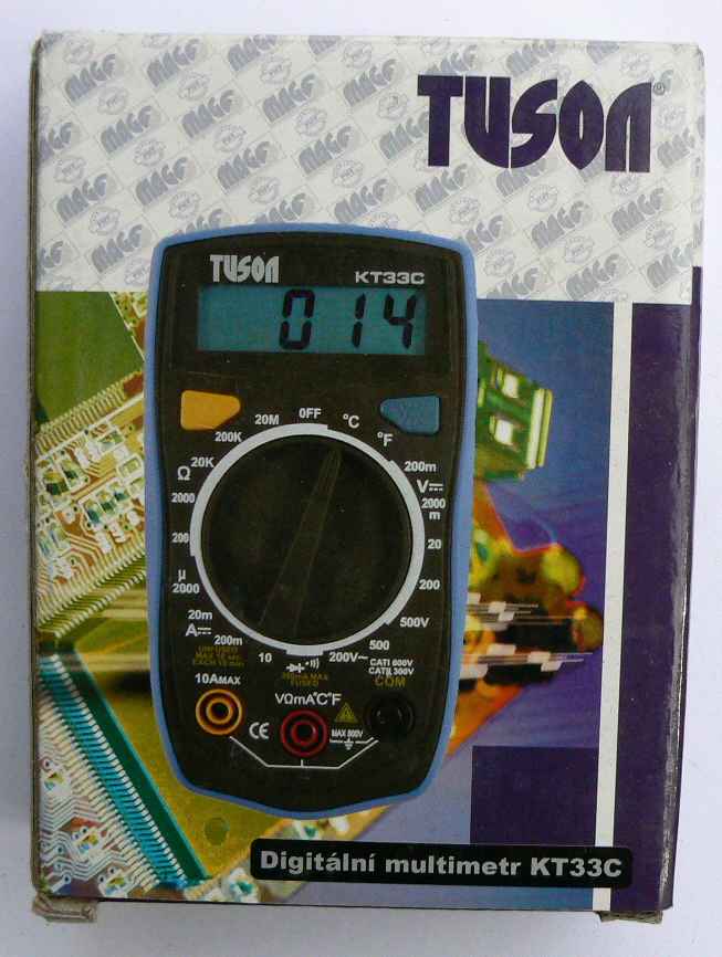 Digitální multimetr TUSON KT33C