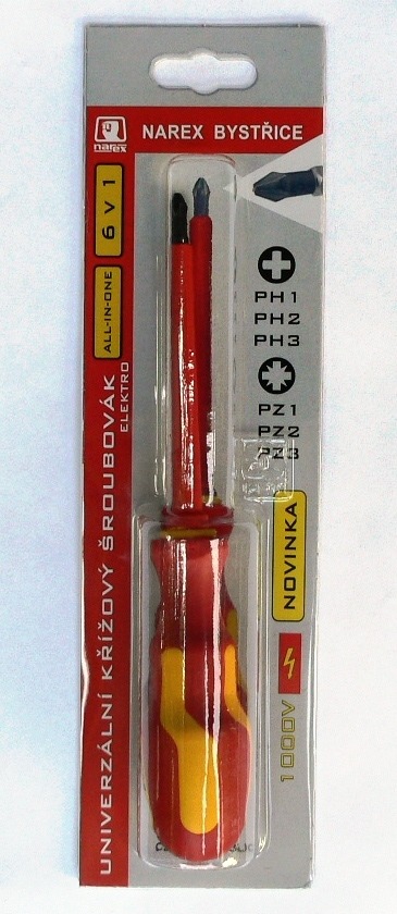 Šroub.univers. Ph+Pz 6 v 1 elektrik. 1000V 8364 10