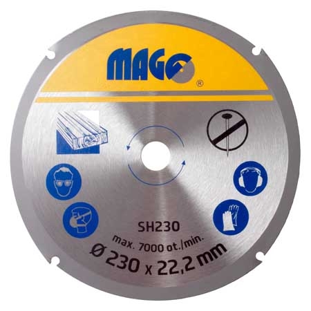 Řezný kotouč na dřevo 230 mm Magg SH230