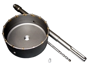 Příklepová vrtací korunka pr.150 se stop. 400mm SDS MAX  č.27100150