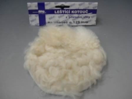 Leštící kotouč 125mm z přírodní vlny č. BL9300125