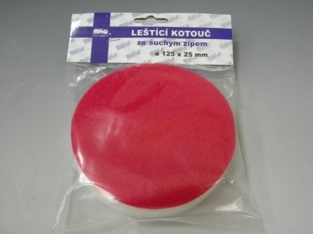 Leštící kotouč 125x25mm molitan se suchým zipem č. BL9320125