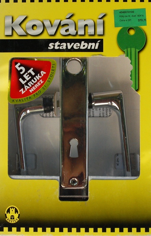Kování 804  90 mm kl./kl. klíč Cr  č.4046610100