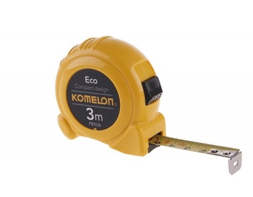Metr svinovací ocelový 3m x16mm Komelon KMC 3038N 10043
