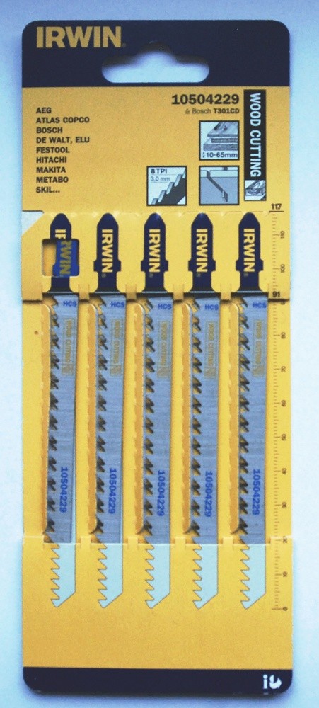 Pil. list IRWIN 10504229 na dřevo 5ks 115 mm vybrušované