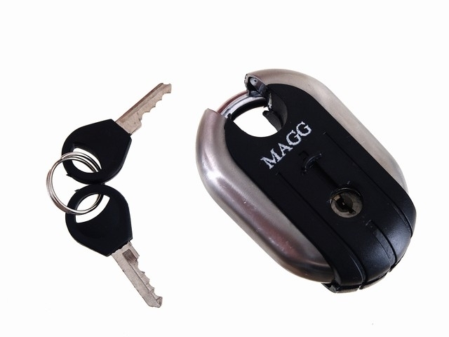 Visací zámek 50 mm Magg nerez - blistr