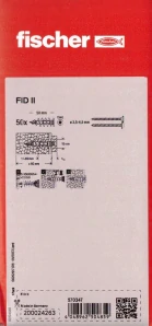 Fischer hmoždinka FID II č.570347