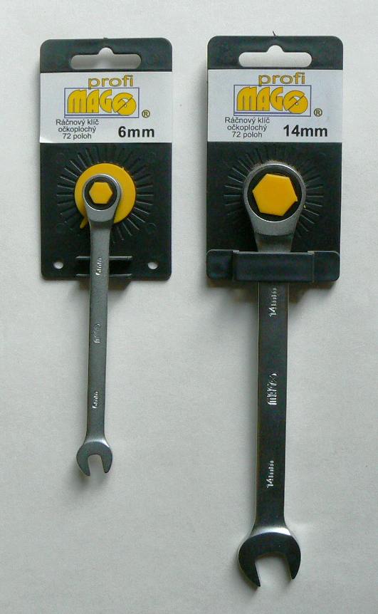 Ráčnový klíč očkopl. 9mm, CrV, 344009 MAGG