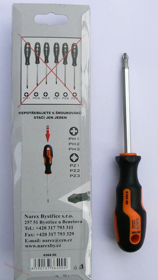 Šroub.univers. Ph+Pz 6 v 1  S-LINE PROFI  8364 00