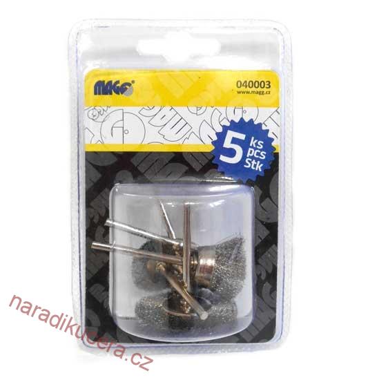 Set mini kartáčů 5 ks  Magg  č. 040003
