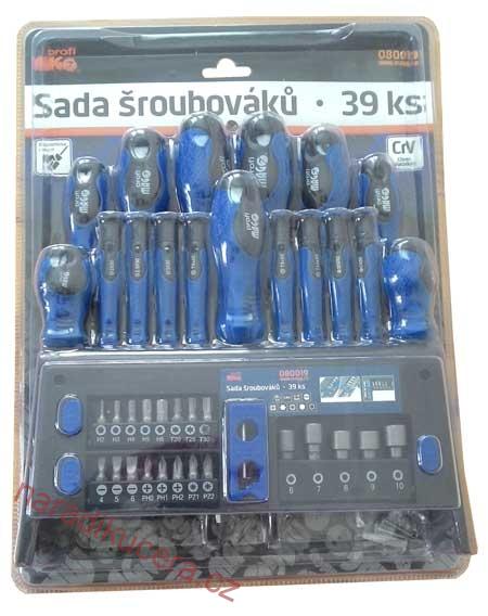 Sada šroubováků 39 ks, MAGG PROFI  č. 080019