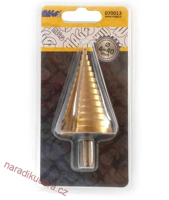 Magg stupňovitý vrták 4-40mm  č. 070013