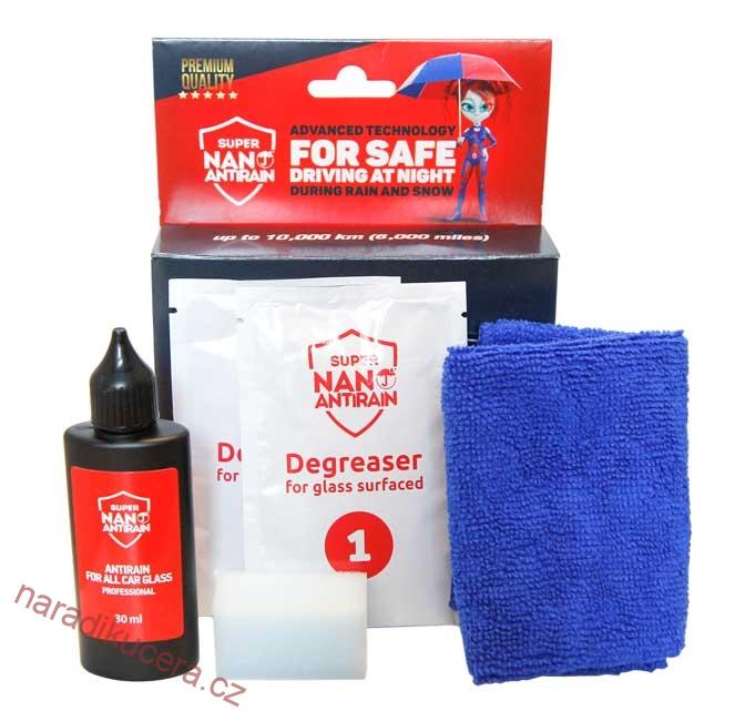 GNP Super Nano Antirain professional pro všechna autoskla sada