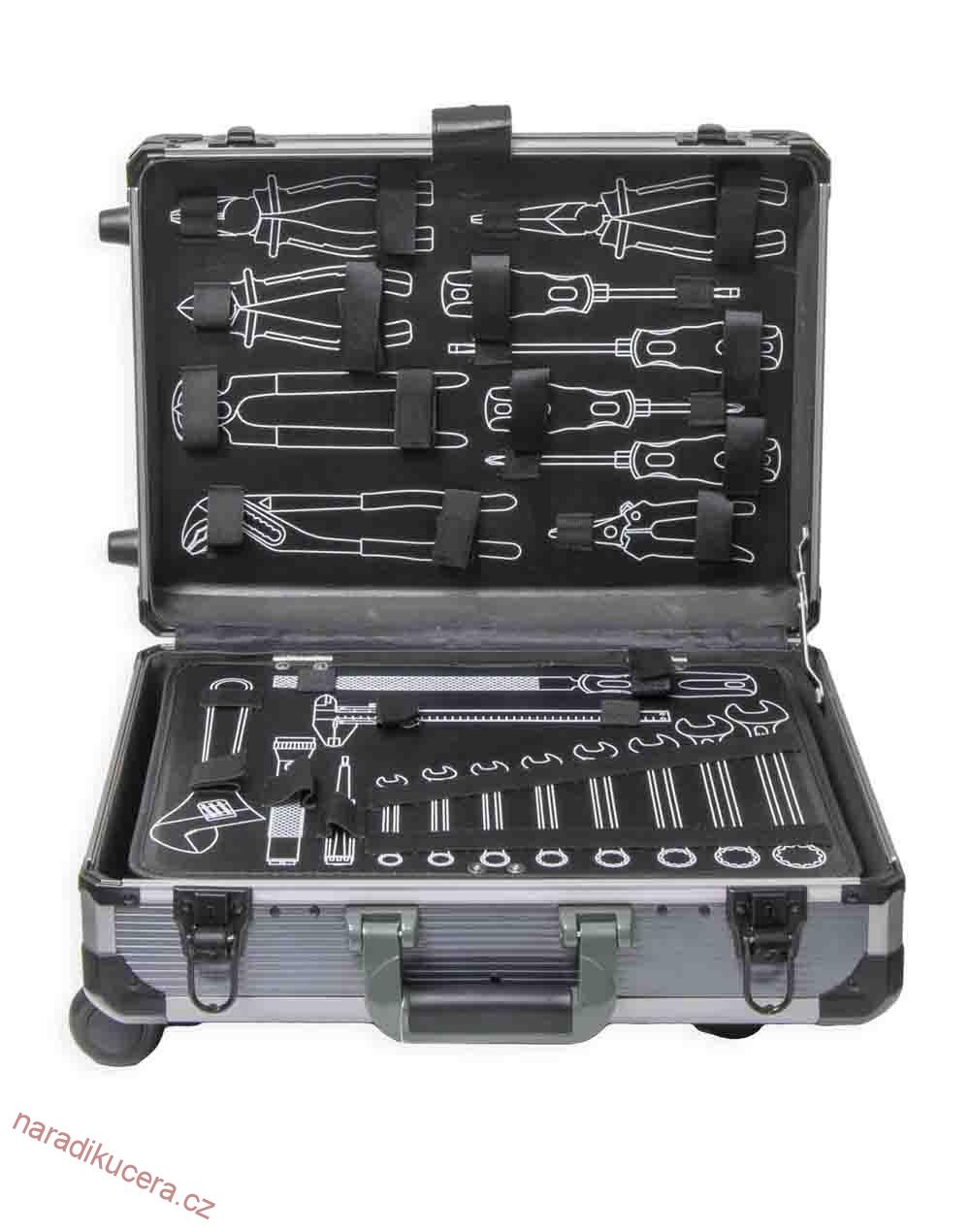 Kufr 465x345x142 mm pojízdný, AL design  ALK1207