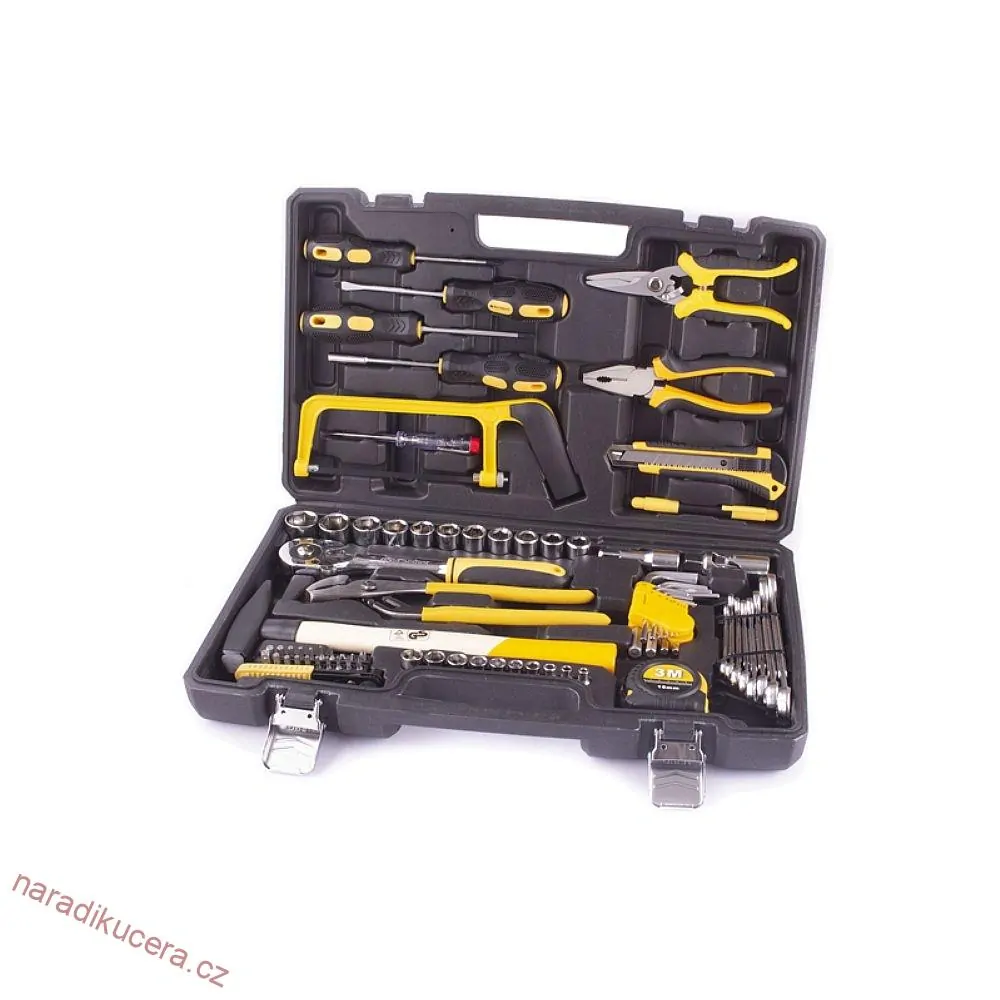 Sada nářadí v PVC kufru 79ks 