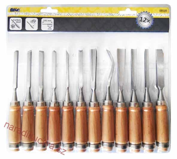 Sada řezbářských dlát 12 ks Magg