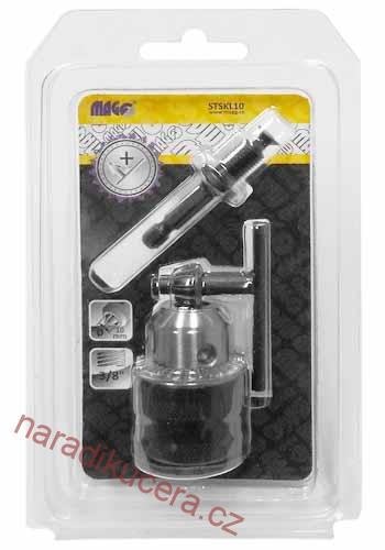 Sklíčidlo na vrtačku 10mm+klička Magg