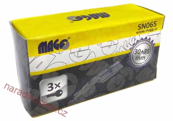 Magg cylindrická vložka 30-35mm se třemi klíči SN065