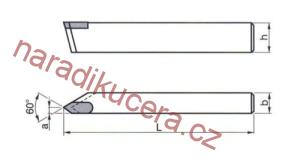 Soustružnický nůž závitový 22 3770 25x16 S30