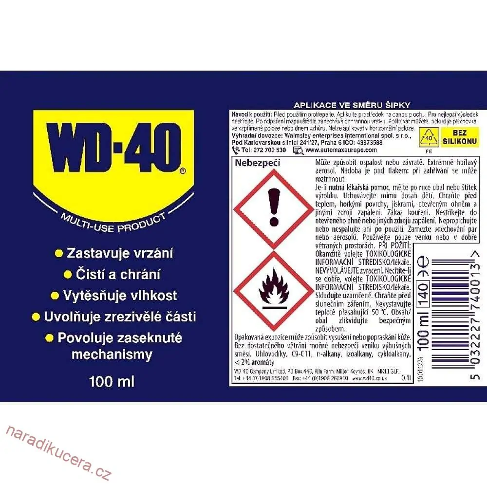 WD-40 100 ml univerzální mazivo