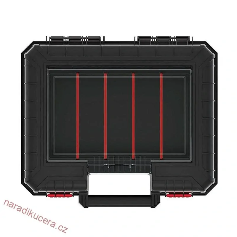 Kistenberg kufr na nářadí HEAVY černý 384x335x144mm (přepážky)