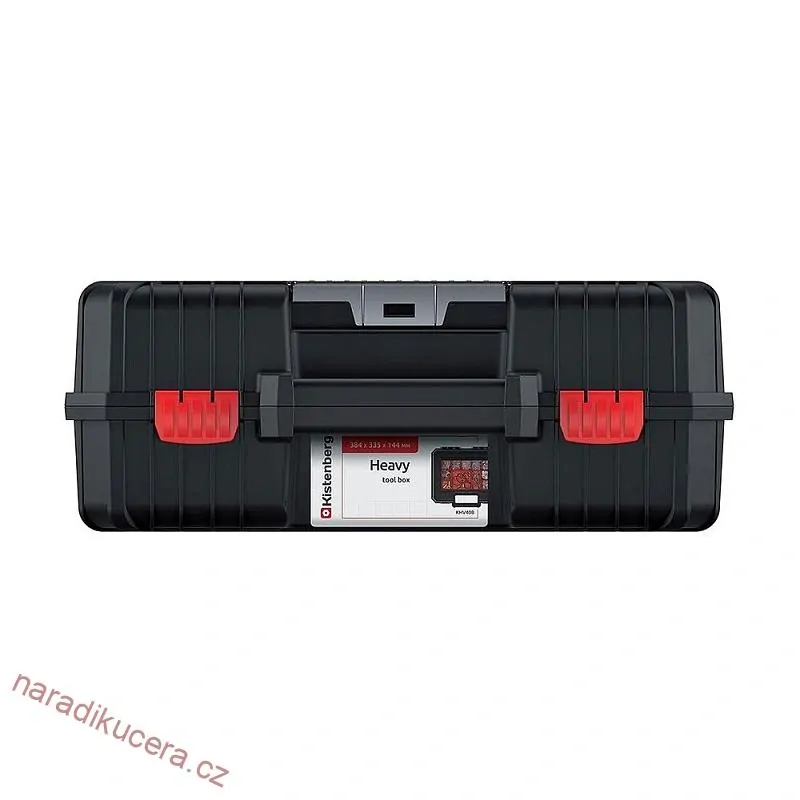 Kistenberg kufr na nářadí HEAVY černý 384x335x144mm (přepážky)