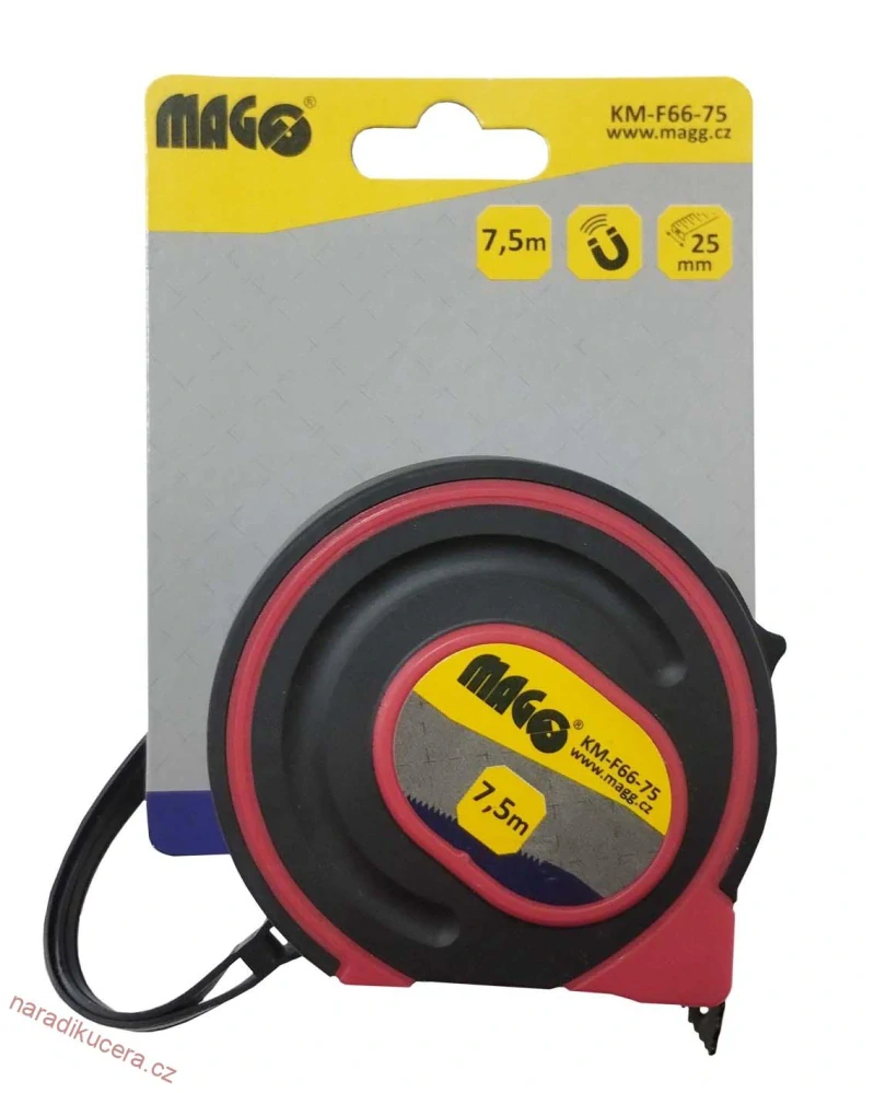 Svinovací metr 7,5m x 25mm Magg