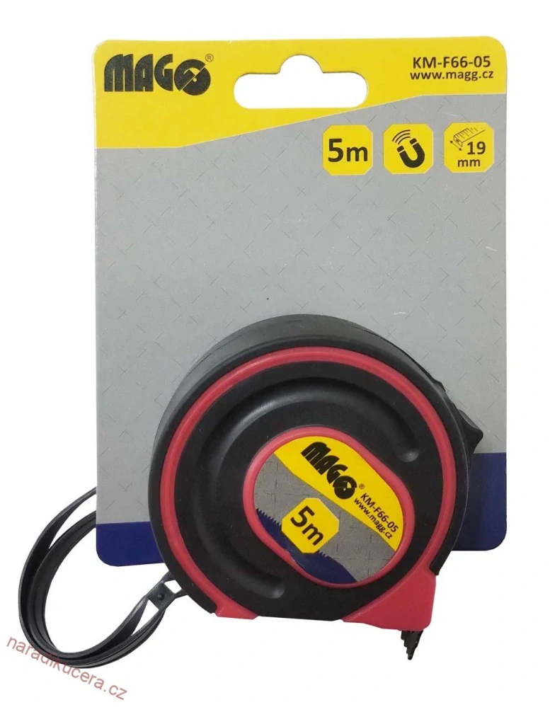 Svinovací metr 5m x 19mm Magg