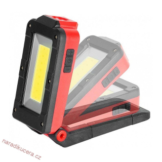 LED svítilna Worklight MWL539, 100+250lm, COB 200lm, 2200mAh, magnet, USB nabíjení