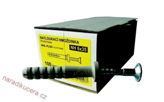 Hmoždinka natloukací 6x35 bal. 100ks